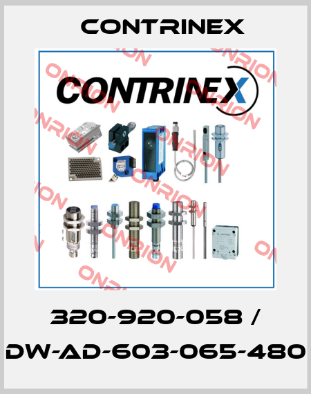 320-920-058 / DW-AD-603-065-480 Contrinex