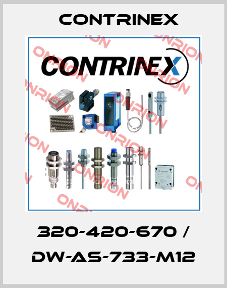 320-420-670 / DW-AS-733-M12 Contrinex