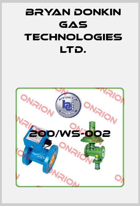 200/WS-002 Bryan Donkin Gas Technologies Ltd.