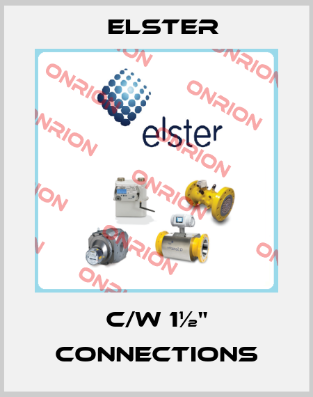 c/w 1½" connections Elster