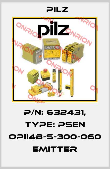 p/n: 632431, Type: PSEN opII4B-s-300-060 emitter Pilz