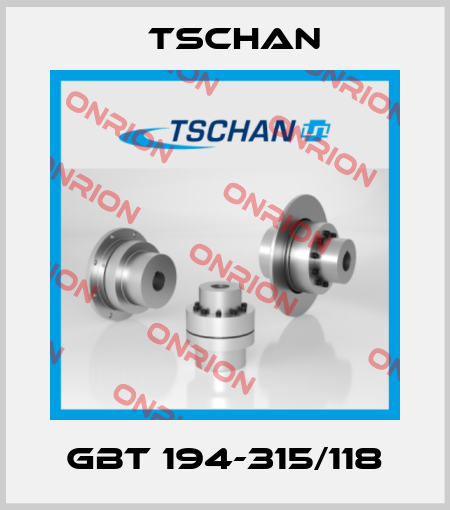 GBT 194-315/118 Tschan
