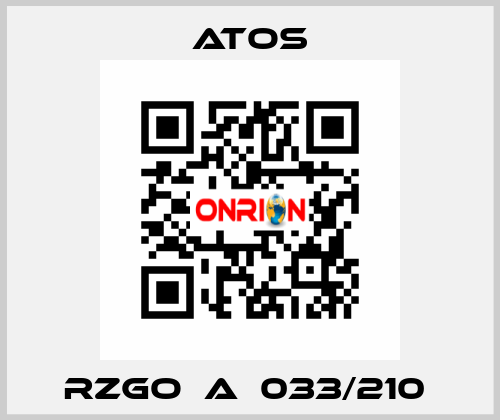 RZGO‐A‐033/210  Atos