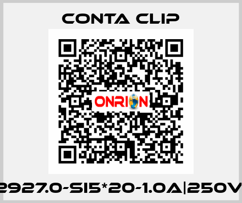 2927.0-SI5*20-1.0A|250V| Conta Clip