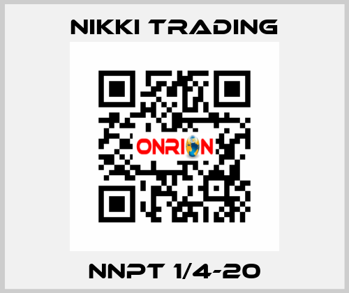 NNPT 1/4-20 NIKKI TRADING