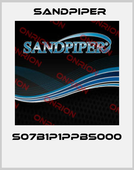 S07B1P1PPBS000  Sandpiper