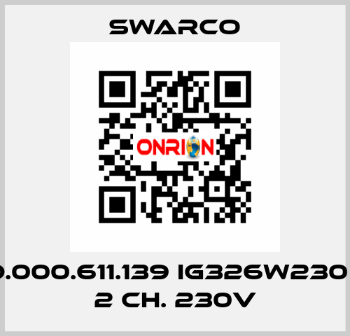 D.000.611.139 IG326W230 - 2 Ch. 230V SWARCO