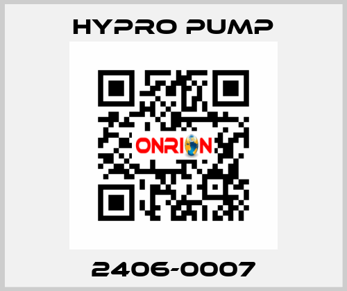 2406-0007 Hypro Pump