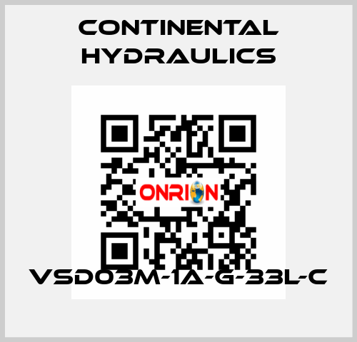 VSD03M-1A-G-33L-C Continental Hydraulics