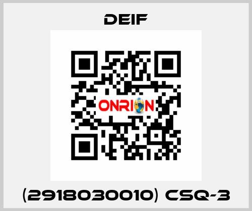 (2918030010) CSQ-3 Deif