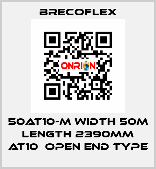 50AT10-M Width 50m Length 2390mm AT10　Open end type Brecoflex