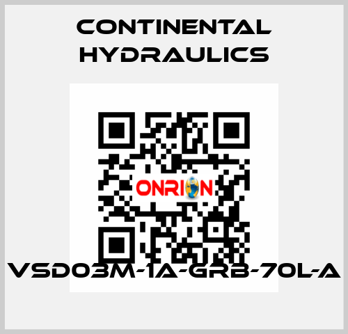 VSD03M-1A-GRB-70L-A Continental Hydraulics