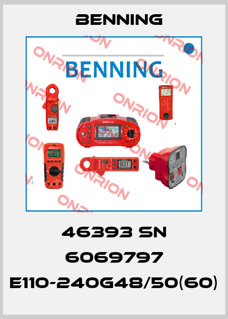 46393 SN 6069797 E110-240G48/50(60) Benning