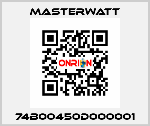 74B00450D000001 Masterwatt