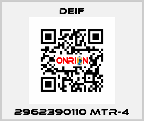 2962390110 MTR-4 Deif