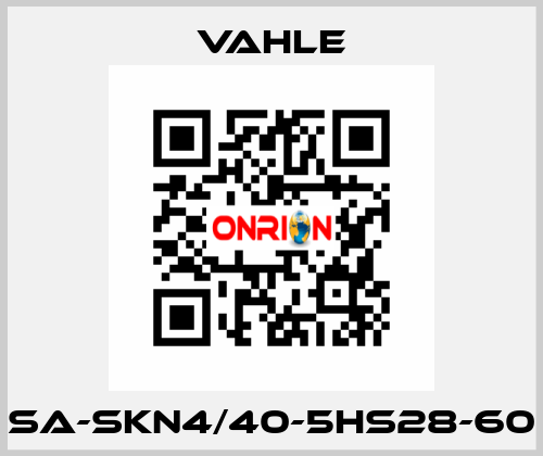 SA-SKN4/40-5HS28-60 Vahle