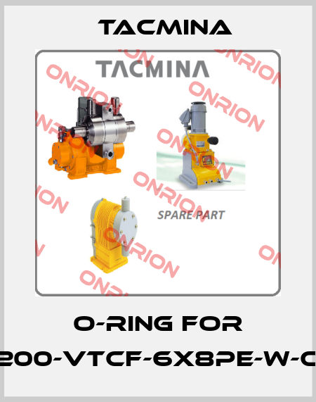 O-ring for PWM-200-VTCF-6X8PE-W-CE-EUP Tacmina