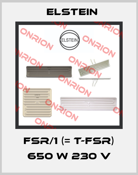 FSR/1 (= T-FSR) 650 W 230 V Elstein