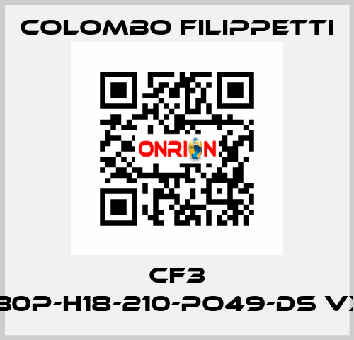  CF3 130P-H18-210-PO49-DS VX Colombo Filippetti