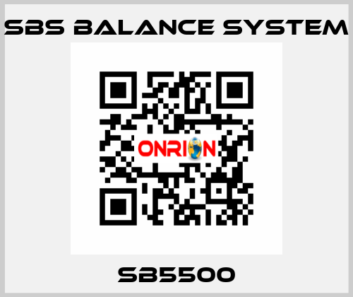 SB5500 SBS BALANCE SYSTEM