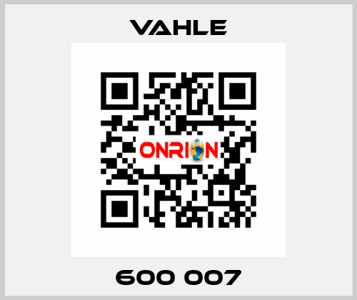 600 007 Vahle