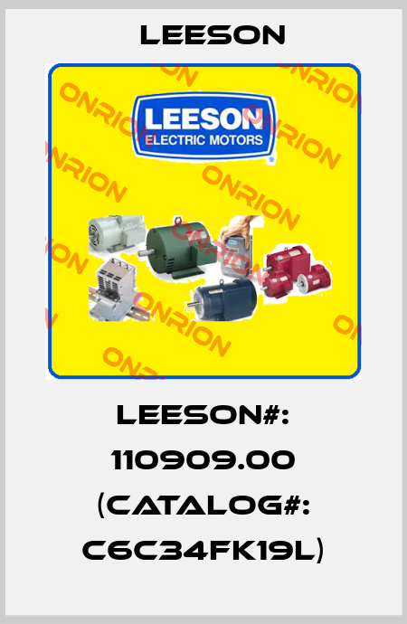 Leeson#: 110909.00 (Catalog#: C6C34FK19L) Leeson
