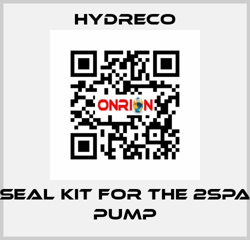 Seal Kit for the 2SPA pump HYDRECO
