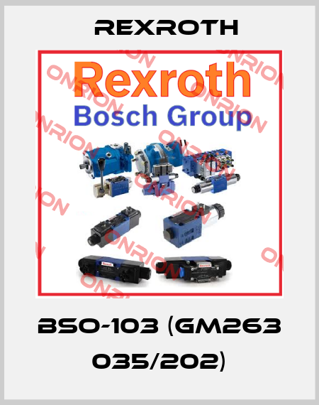 BSO-103 (GM263 035/202) Rexroth