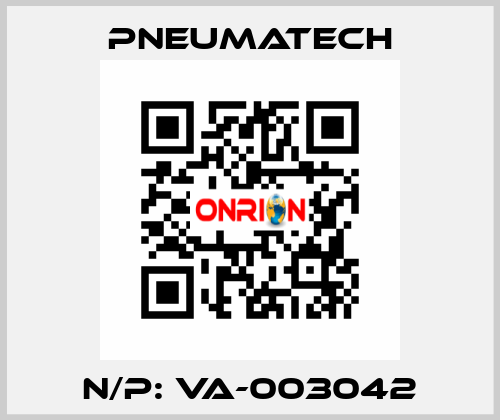 N/P: VA-003042 Pneumatech