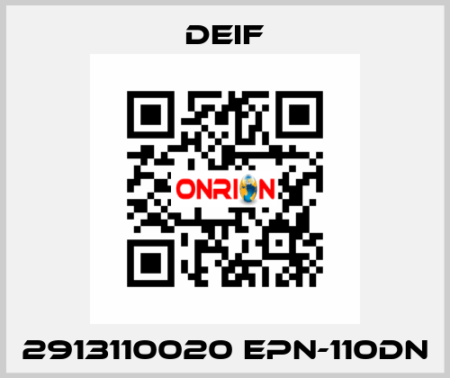 2913110020 EPN-110DN Deif