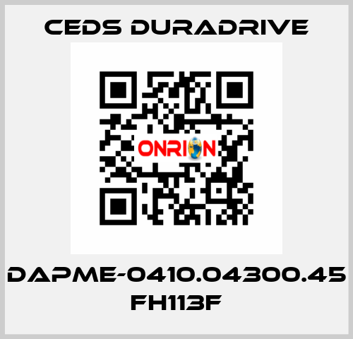 DAPME-0410.04300.45 FH113F Ceds Duradrive