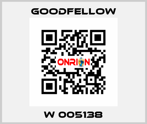 W 005138 Goodfellow