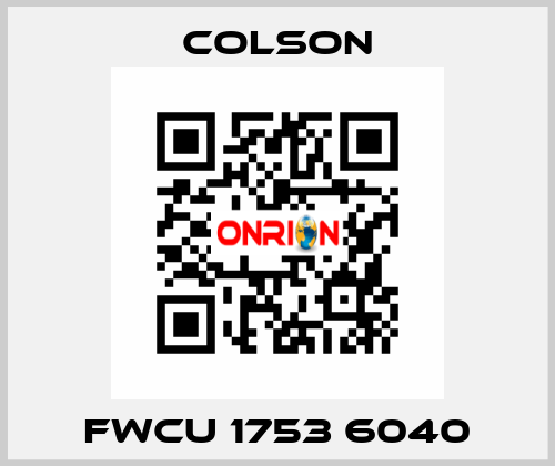 FWCU 1753 6040 Colson