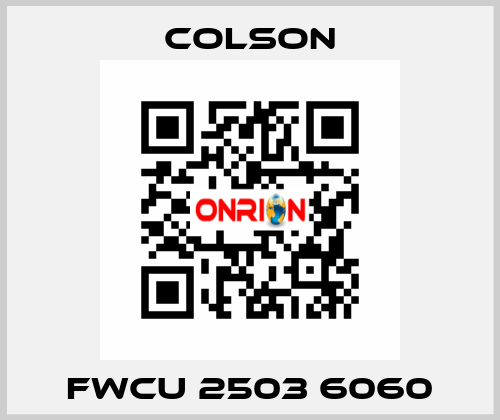 FWCU 2503 6060 Colson