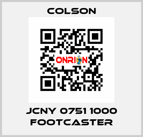 JCNY 0751 1000 FOOTCASTER Colson