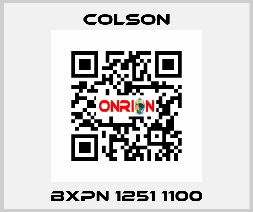 BXPN 1251 1100 Colson