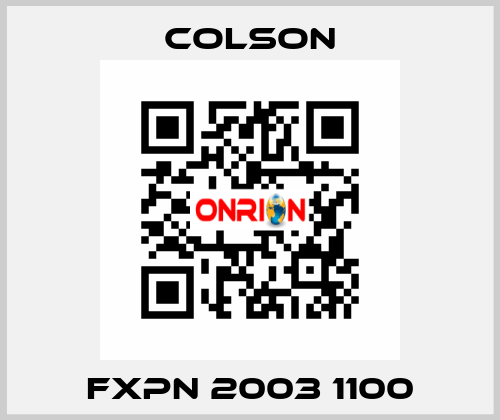 FXPN 2003 1100 Colson