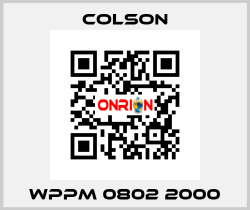 WPPM 0802 2000 Colson