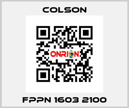 FPPN 1603 2100 Colson