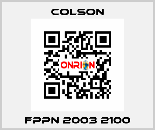 FPPN 2003 2100 Colson