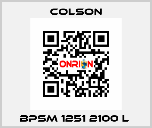 BPSM 1251 2100 L  Colson