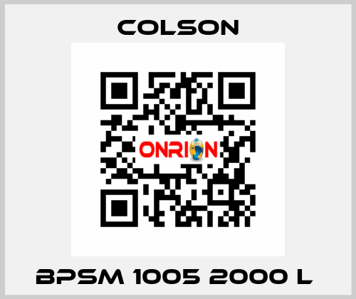 BPSM 1005 2000 L  Colson