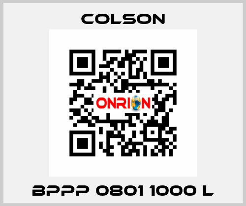 BPPP 0801 1000 L Colson