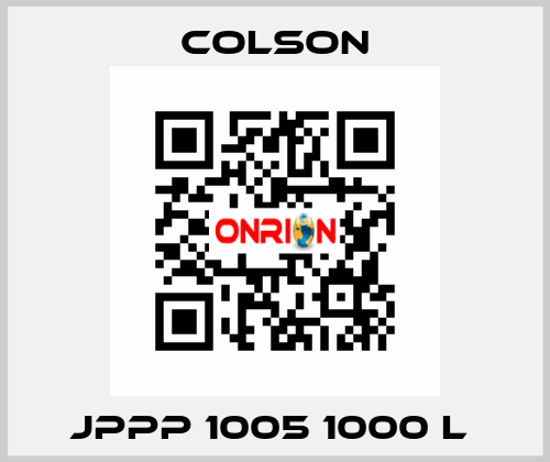 JPPP 1005 1000 L  Colson