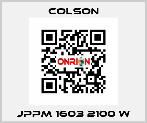 JPPM 1603 2100 W Colson