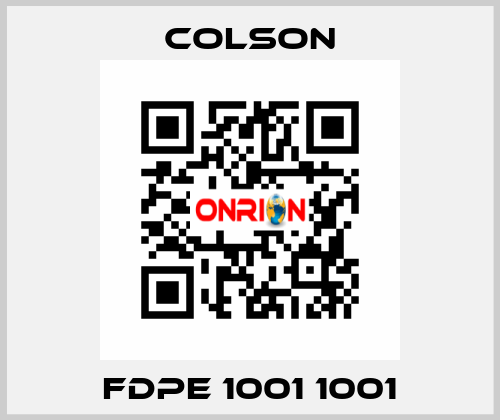 FDPE 1001 1001 Colson