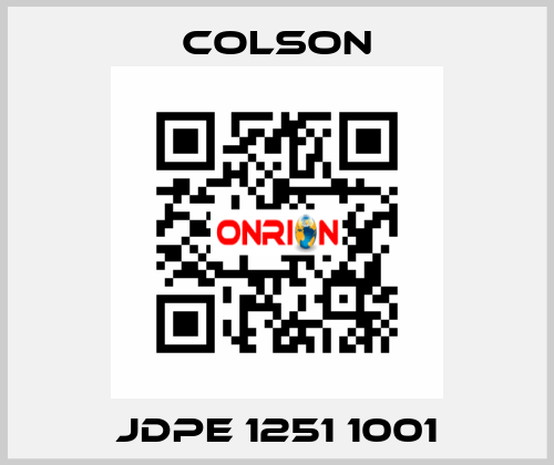 JDPE 1251 1001 Colson