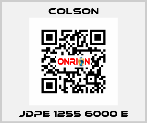 JDPE 1255 6000 E Colson