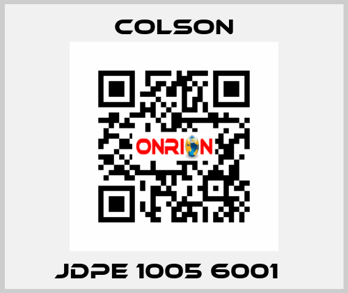 JDPE 1005 6001   Colson