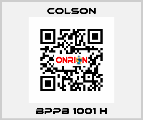 BPPB 1001 H Colson